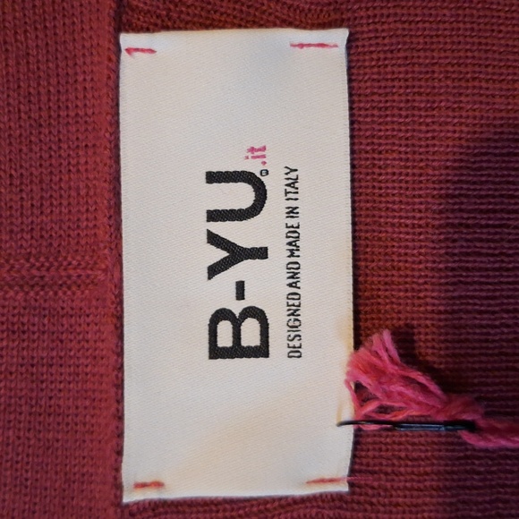 NWT B-yu Italy Belted Sweater - Picture 3 of 4